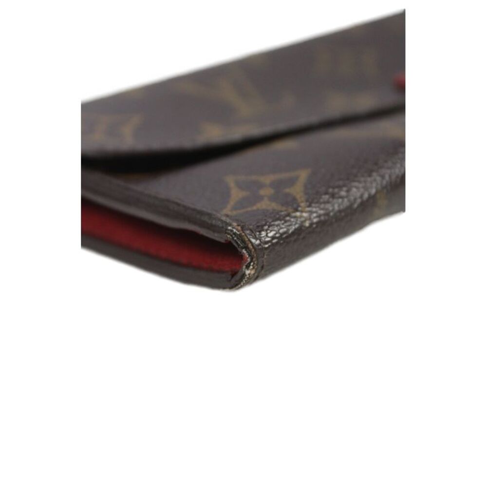 Louis Vuitton Womens Monogram Coated Canvas Emilie Wallet 7.5" - Picture 7 of 11